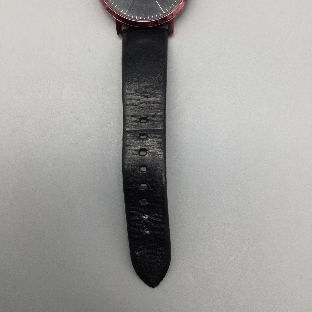 Michael Kors Jaryn Womens Watch 38mm Black Dial Purple Case Leather MK-2646 - Picture 10 of 15